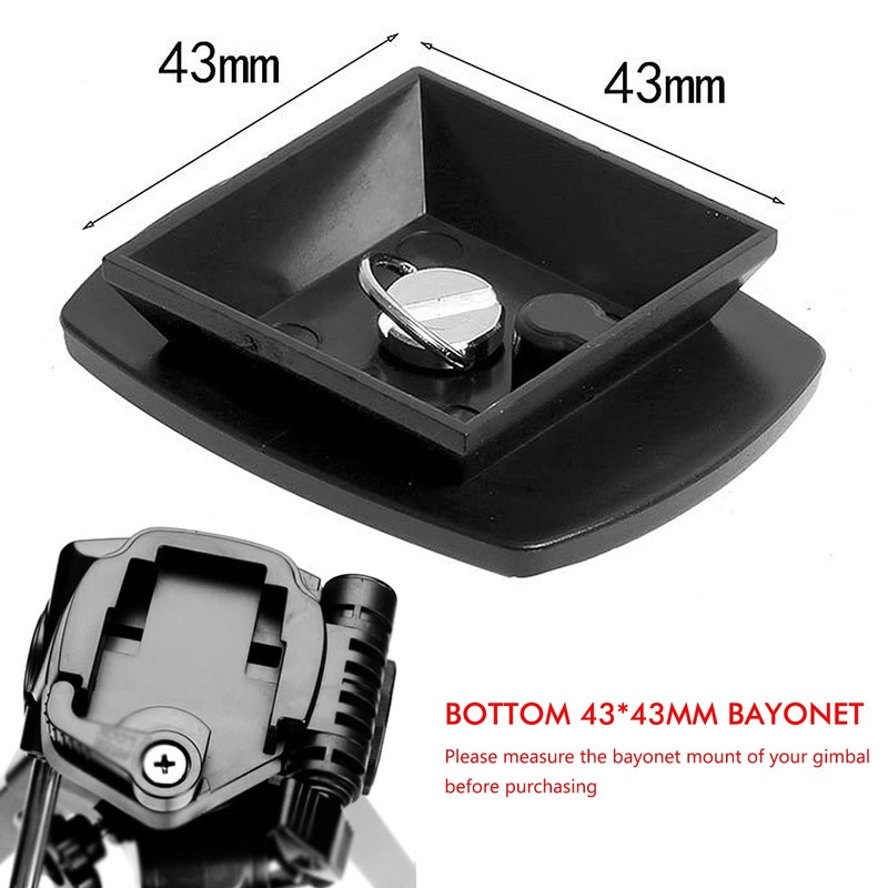LUCKYKODOR Camera Quick Release Plate Universal Quick Release Plate Tripod