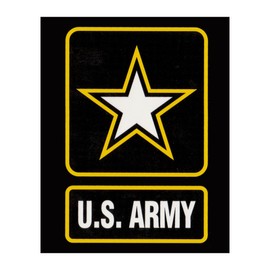 US Army Logo - Military Wall Art, This Original US Star Replica Wall Art Aesthetic Print Is Ideal for Home Decor, Office Decor, Military Decor. Perfect Gift for Those Who Served. Unframed - 8 x 10
