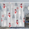 CJWLKJ Merry Christmas Shower Curtains for Bathroom 72 x 72