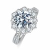 Elio Passero 2CT Women's Moissanite Engagement Rings Clarity Moissanite Rings