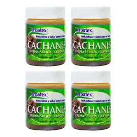 Pack 4 Pomadas De Cachanes Frasco De 40g C/u Mentol