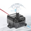 LEDGLE Submersible Pump, DC 12 V, Small Pump, Pond Pump,