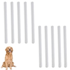 TorSor 10 Pack Dog Clippers Blade Guide Replacement Spare Parts 35mm Plastic Strip Guides for Andis Oster Wah KM-10 A5 Series Pet Clipper Grooming Kit Trimmer Dogs Cats Electric Shaver Repair White