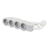 LEGRAND, Flat Power Strip, 4-Way Socket, Multiple Socket, 5 Metre