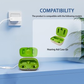 5V Charger Compatible with Phonak Hearing Aid Case Go P90R L90R P90 B90 L90 R 0459 AC Adapter-BTE RIC Combi Ease Life Slim PartnerMic Audeo Power Supply USB C