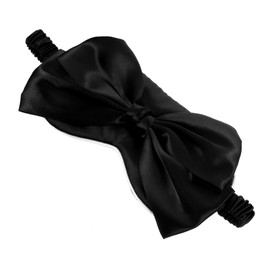 Ipetboom Delicate Eye Mask for Travel Breathable and Comfortable Sleeping Mask for Teens Light Blocking Decorative Sleep Cover with Bow Design for Naps and Flights