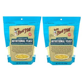 Bob’s Red Mill Large Flake Nutritional Yeast 5 Ounce (Pack of 2) Vegan Parm Cheese Replacement