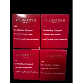 Clarins Everlasting Compact Foundation 0.3 oz (Choose Shade) - 113 Chestnut