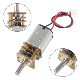 5PCS Mini N20 Gear Motor DC 3V-6V Mini Micro N20 Gear Motors Slow Speed Full Metal Motor for Car DIY for Robot (3V-6V)