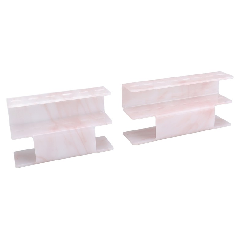 2Pcs Tweezers Organizer Rack 6 Holes and 8 Holes Plastic