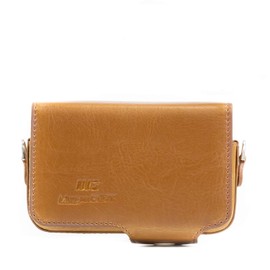 MegaGear MG886 Sony Cyber-shot DSC-HX99, DSC-HX95, DSC-HX80, DSC-HX90V, DSC-WX500 Leather Camera Case with Strap - Brown