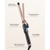 3/4 Inch Extra Long Barrel Curling Iron, Ceramic Tourmaline Curling
