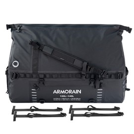 ARMORAIN 120-140L large Capacity Airtight Waterproof Travel Dry Bag,Equipped with Durable Inflatable Shoulder Straps and Handles Suitable for Diving Equipment Motorcycles Rowing Kayaking Camping