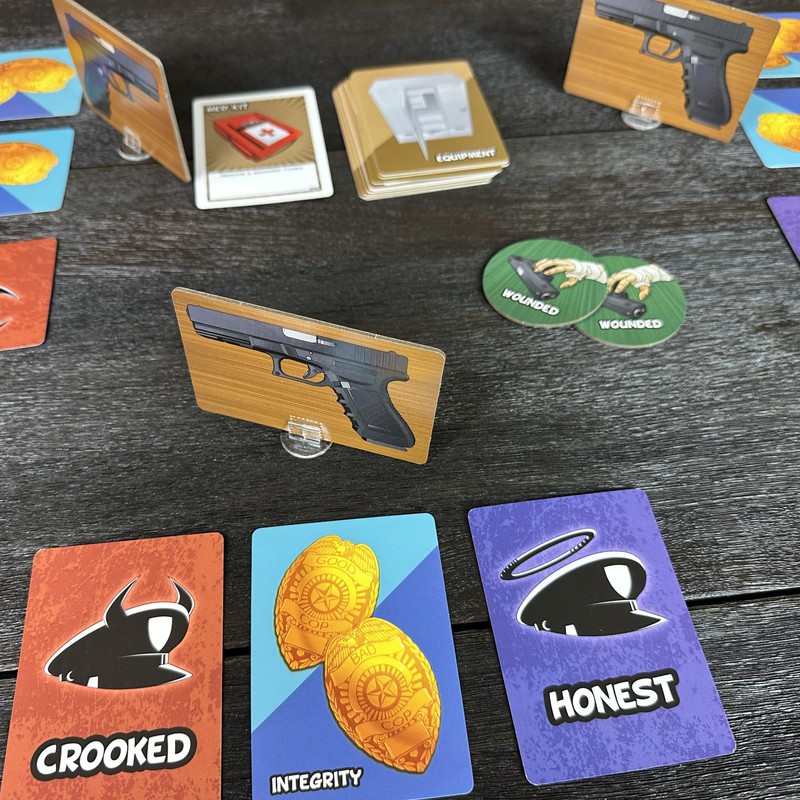 Pull the Pin Games Good Cop Bad Cop - Board