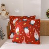Luowei Winter Bed Linen 135 x 200 cm Fluffy Red