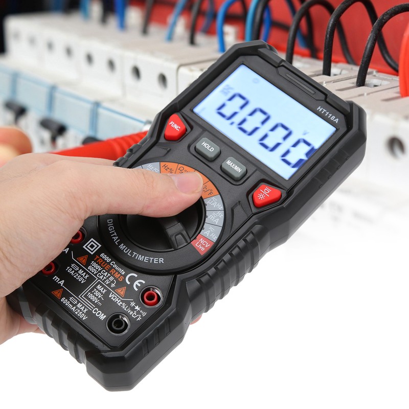 HT118A Digital Multimeter Automatic Range MultiFunction Voltage Tester Current Meter