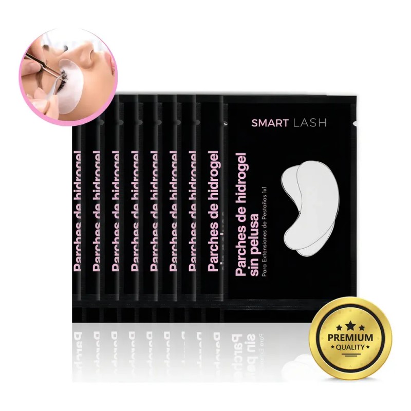 Parches De Hidrogel Para Pestañas 50 Pares Premium Smartlash Color