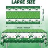 SINGOMON 2pcs Golf Table Cloths Plastic Table Cloth Rectangular Tablecloths