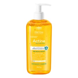 Actine Oil Control Gel Dermolimpiador 240 G Mixta Día/noche