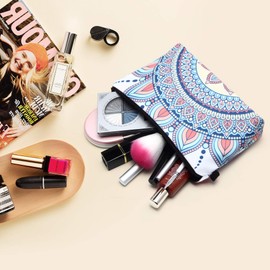 Women Cosmetic Bag Travel Makeup Pouch Waterproof Makeup Bag for Purse Portable Toiletry Bag Accessories Organizer