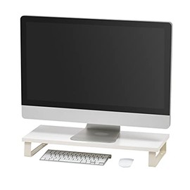 IRIS USA Computer, Laptop, TV, Desk Top Riser, Ergonomic PC Monitor Stand, White