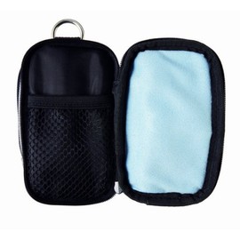 CABIN 28214 W-203 Digital Camera Case with Carabiner Silver