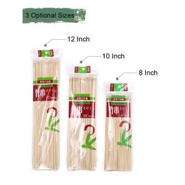 HTB HTB-BS20 Round Hard Sterile Bamboo Skewers, 7.9 inches (20 cm), 100 Pieces, For Outdoor Activities, Barbecue Skewers, Camping, Gourmet, Grilled Skewers, Home Parties, Cookware, Kitchen Tools, Commercial Use, Natural, Flower Viewing