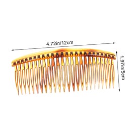 Beavorty 6pcs Sturdy Materials Hair Combs for Girls Women Headpiece Side Combs for Women Hair Clip for Diy Hairstyles