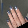 GAOY Jelly Blue Cat Eye Gel Nail Polish, 16ml Glitter