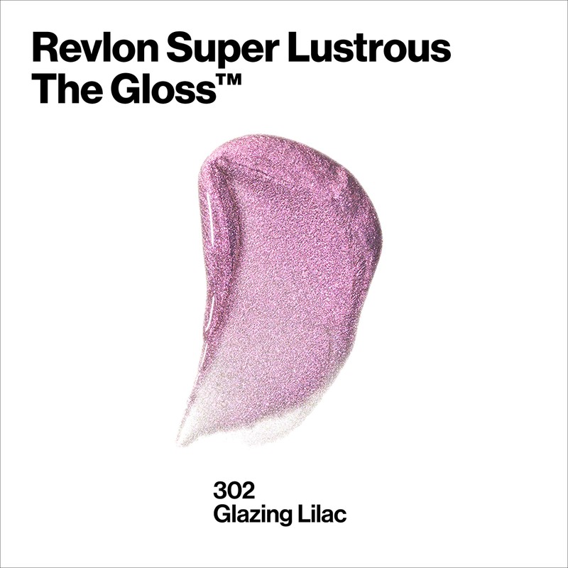 Revlon Super Lustrous Lip Gloss, Non-Sticky, Hydrating, High Shine Finish,