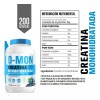 Suplemento Creatina Monohidratada D-mon 1 Kg 200 Servicios