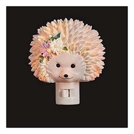 Roman Giftware Inc, Night Light Collection, 4.5" H Pudgy PAL Hedgehog Night,Religious, Inspirational, Durable (4x2x4)