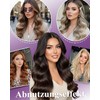 LaaVoo Microbead Real Hair Extensions Brown Blonde 45 cm Micro
