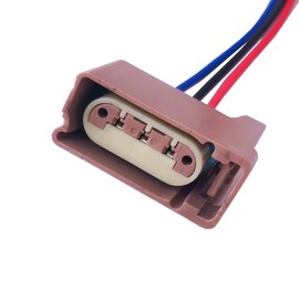 2PCS 3 Pin Connector for 3S4T-14A464-DA 14A464-DA 92227810 WPT-1167 F150 Headlamp Light Socket Pigtail Connector Brake Tail Lamp Turn Signal Parking