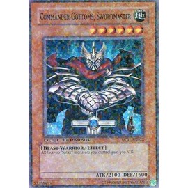 Yu-Gi-Oh! - Commander Gottoms, Swordmaster (DT01-EN022) - Duel Terminal 1 - 1st Edition - Super Rare