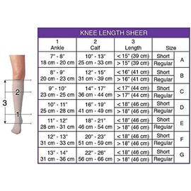 Carolon Health Support Knee High Stockings, 20-30 mmHg, Open Toe - 1 Pair (Beige, B Regular)