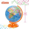 Little Experimenter Globe for Kids: 3-in-1 World Globe with Stand