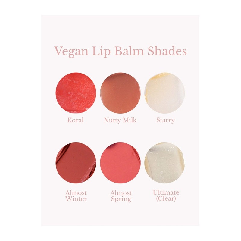 Vegan Tinted Lip Balm / 비건 틴티드립밤