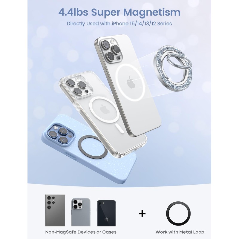 Lamicall Magnetic Phone Ring for MagSafe Grip - 2025 [Super