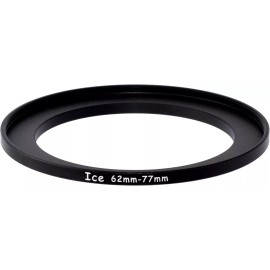 ICE 62mm to 77mm Step Up Ring Filter/Lens Adapter 62 Male 77 Female