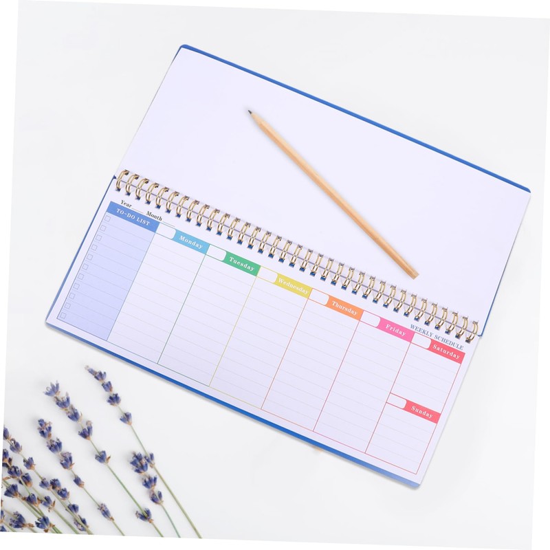 Operitacx Weekly Planner Calendar Dashboard Spiral Desk Pad Week Planner