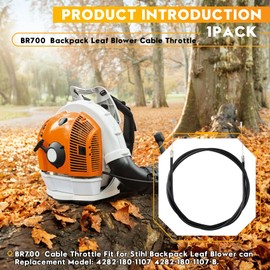 BR700 Cable Throttle Fit for Stihl Backpack Leaf Blower Replacement 4282-180-1107 Backpack Blower Cable