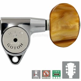 Gotoh NEW Gotoh SG301-P2 HAPM Adjustable Post Height Locking LARGE AMBER 3x3 CHROME