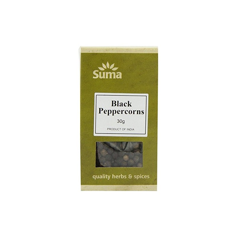 Suma Peppercorns - Black (30G) Gluten Free Vegan