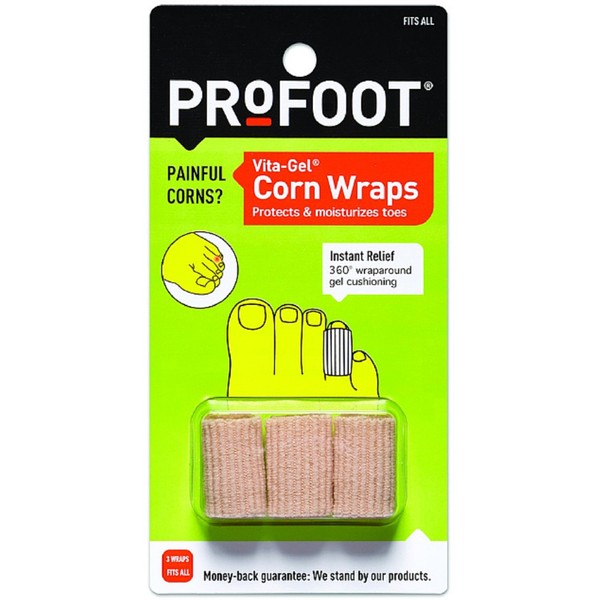 ProFoot Vita-Gel Corn Wraps 3 Each (Pack of 10)