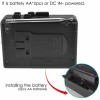 Digitnow! AM/FM Portable Pocket Radio and Voice Audio Cassette Recorder