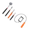 5Pcs Telescoping Magnetic Pickup Tool 360° Rotation Shock Resistant LED