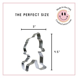 Bigfoot Big Foot Sasquatch Cookie Cutter 4.6 Inch - Made in the USA – Foose Cookie Cutters Tin Plated Steel Bigfoot Big Foot Sasquatch Cookie Mold