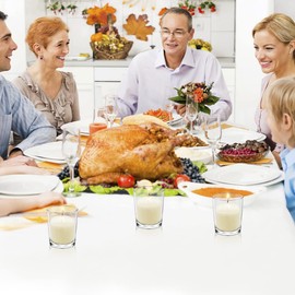 8 Hours Ivory Votive Candles, 9 Packs Unscented Small Wax Candles for Weddings Holiday Party Spa Home, 1.5" D x 1.25" H