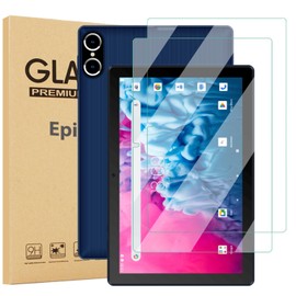 elitegadget 2-Pack Glass Screen Protector For Vortex BTAB10 Tablet 10.1 Inch - Tempered Glass Film High Definition 9H Hardness